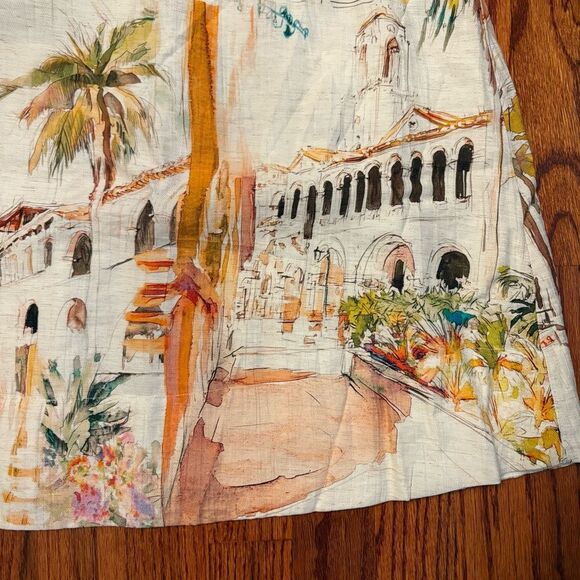 HEYCHIC NWT Multicolor Tropical Art Print Blouse Top – Size 10 - Picture 2 of 6